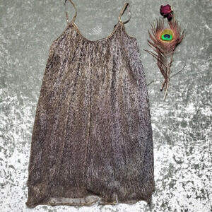 Lovemarks Gold Slip Dress